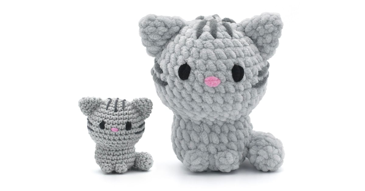 Free Cat Crochet Pattern DIY Fluffies Lily the Cat Amigurumi