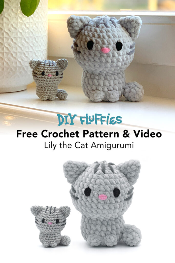 free cat crochet pattern