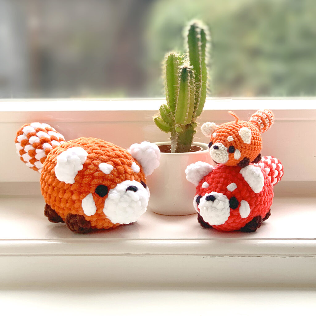 red panda crochet pattern