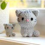 free easy cat crochet pattern pin