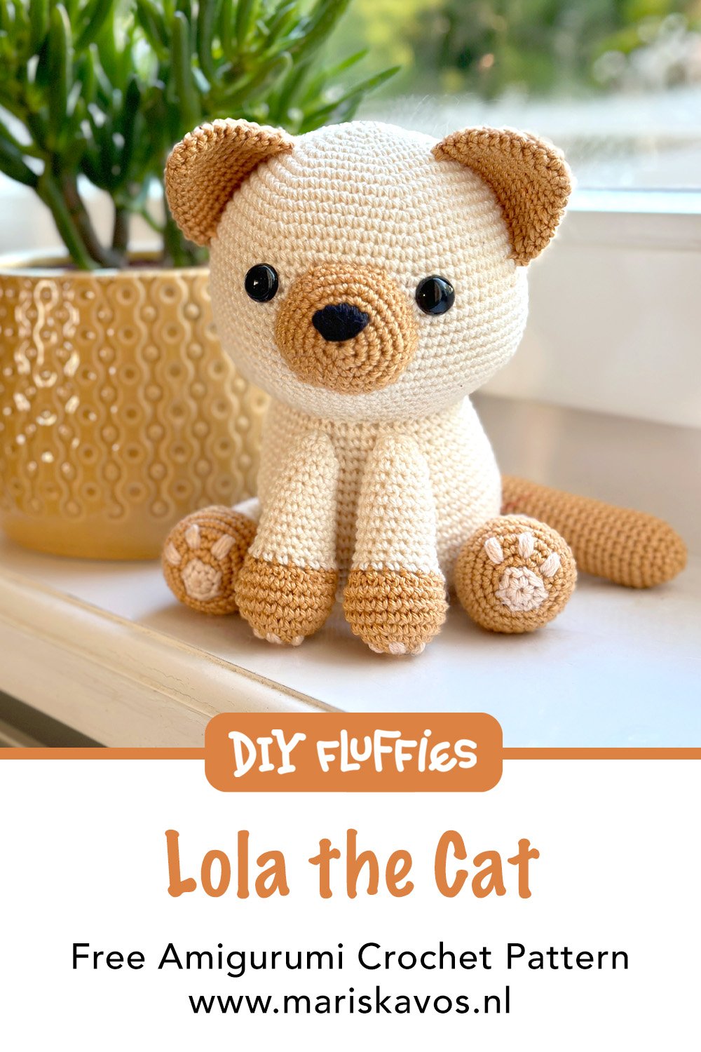 Cat Free Crochet Pattern - DIY Fluffies Amigurumi
