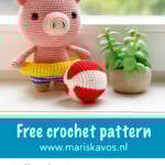 free Billie the Pig amigurumi crochet