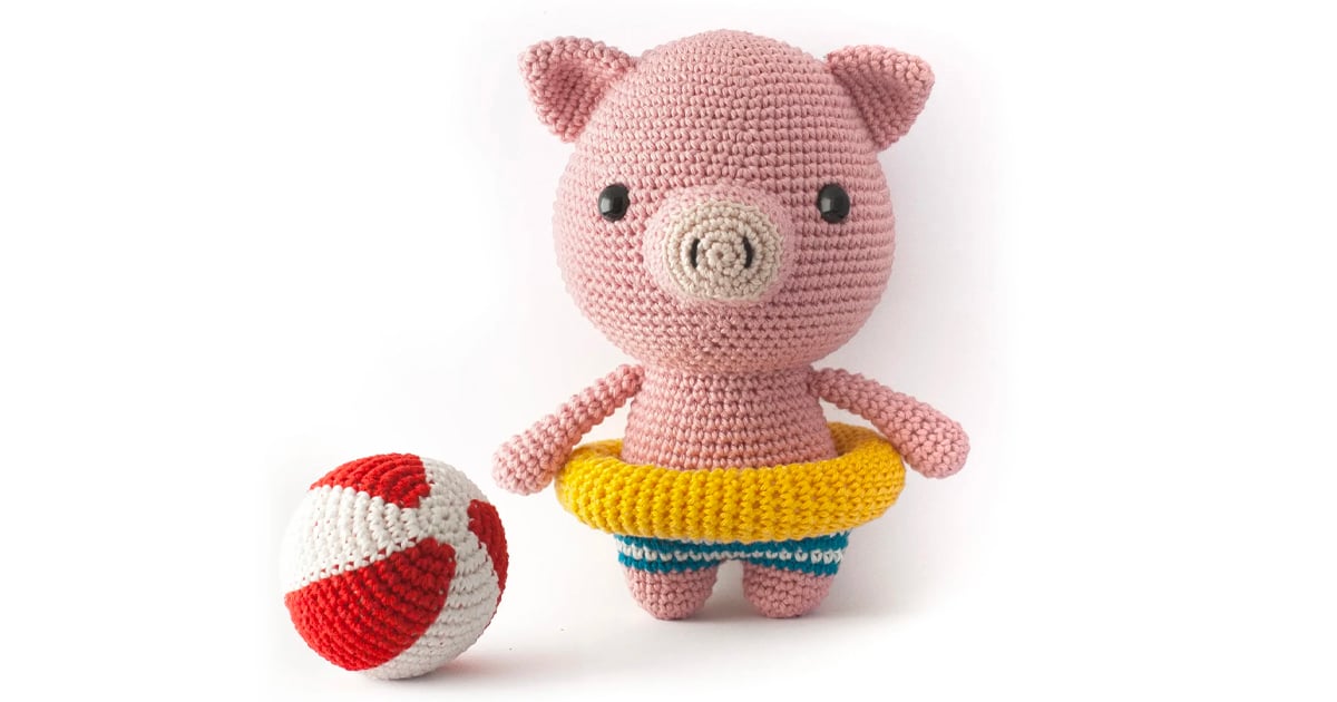 Free Pig Crochet pattern - DIY Fluffies Amigurumi - Billie the Pig