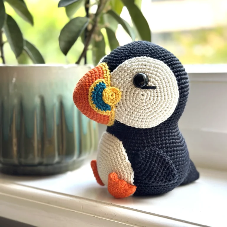 free puffin crochet pattern