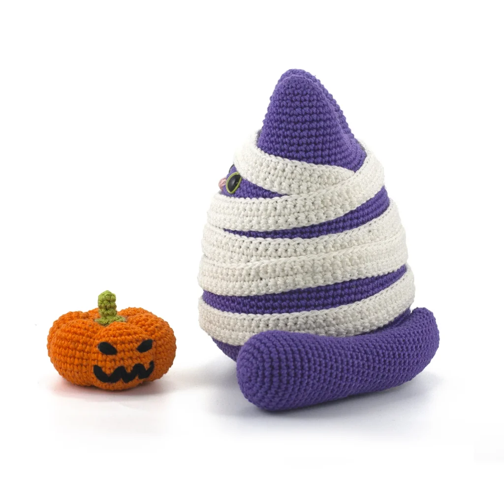 Halloween Mummy Cat Amigurumi