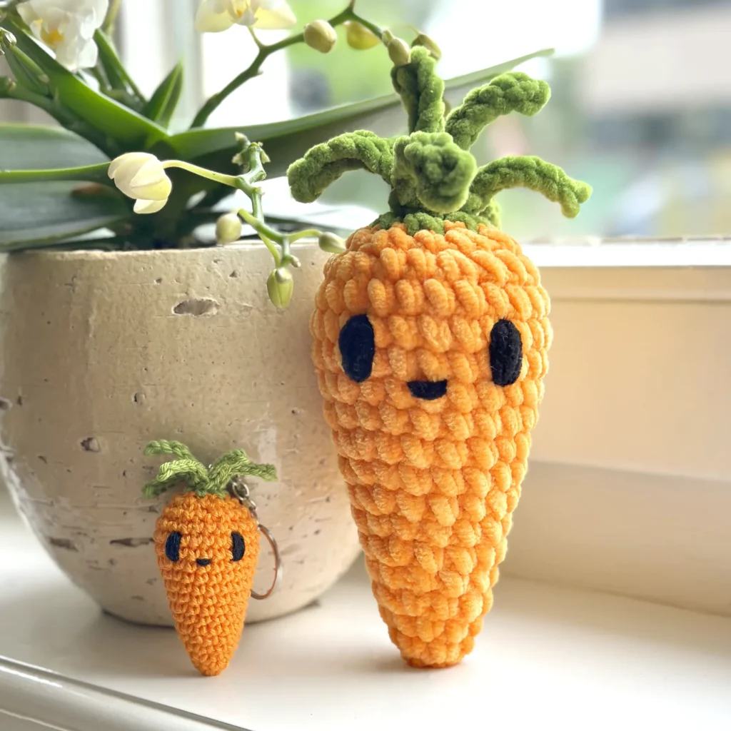 carrot vegetable crochet pattern