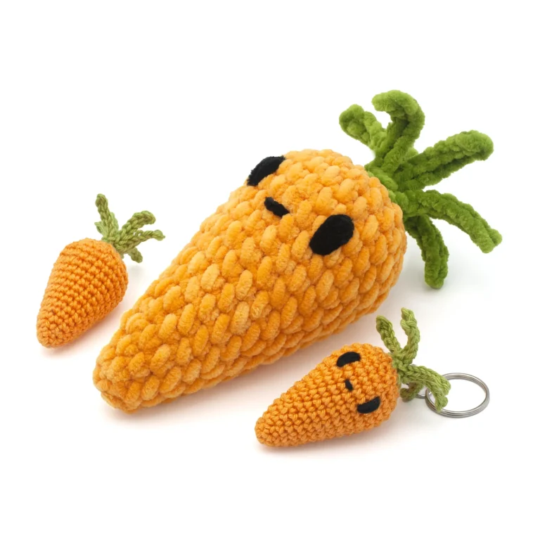 free carrot crochet pattern.
