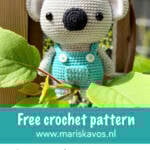 1 free koala amigurumi crochet pattern