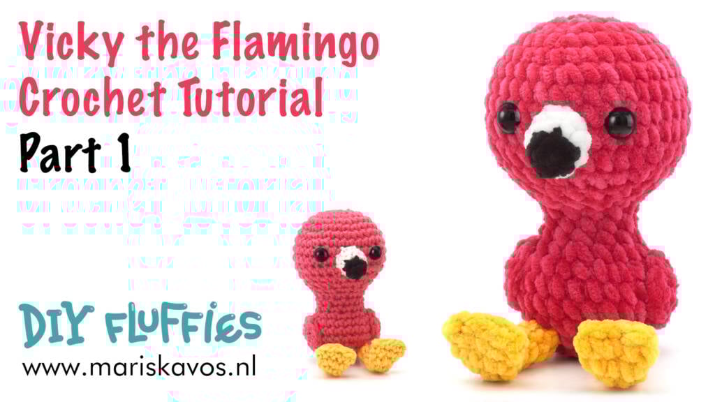how to crochet flamingo part 1 video
