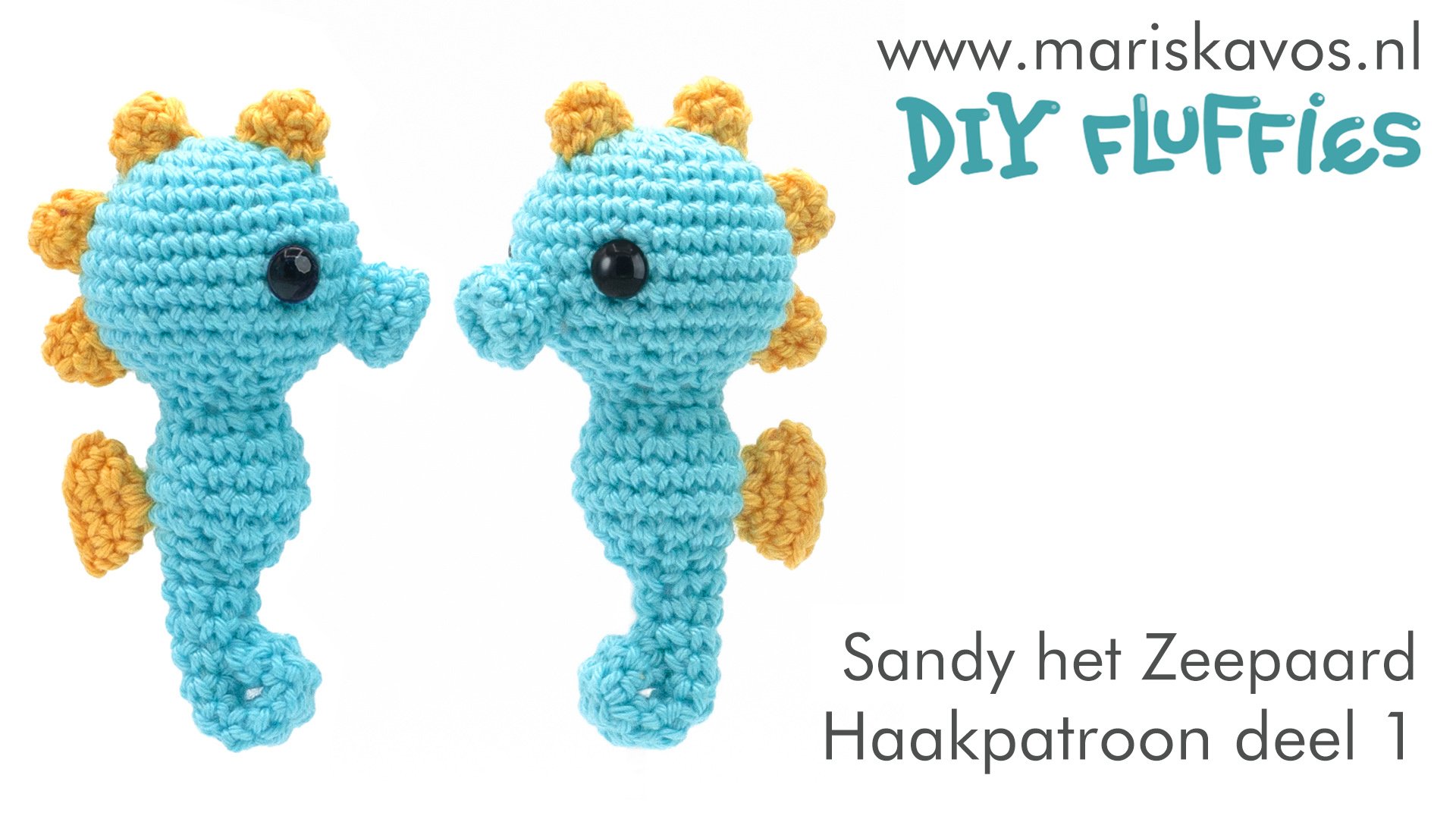 how to crochet a seahorse video tutorial