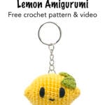 lemon free mini amigurumi crochet pattern