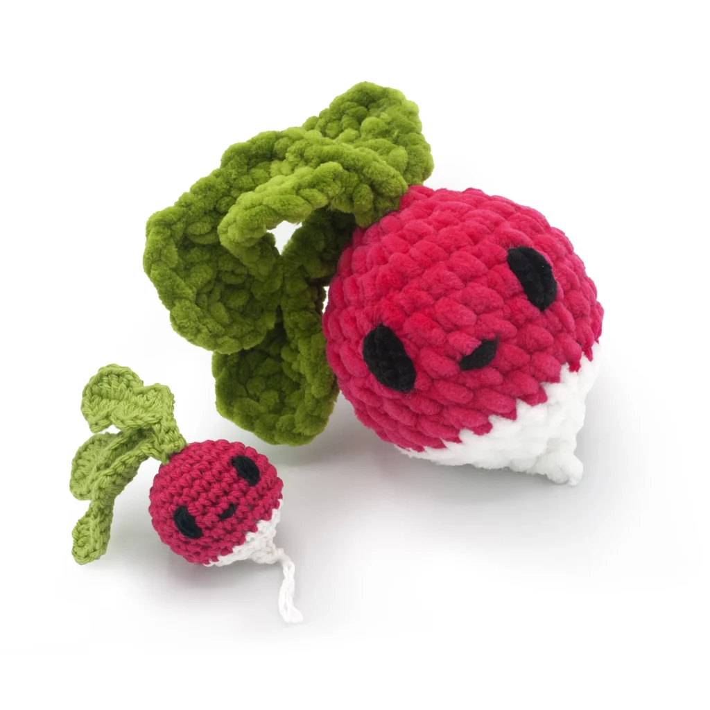 food crochet pattern radish