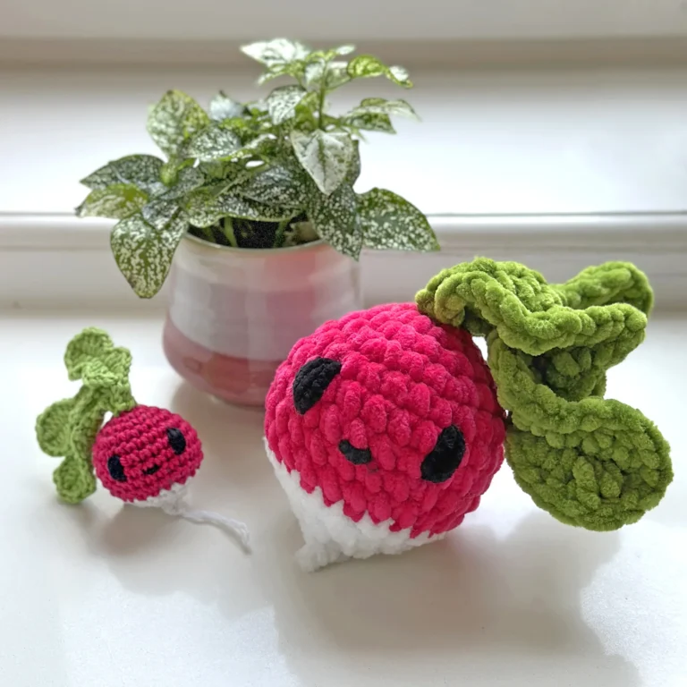 free radish crochet pattern