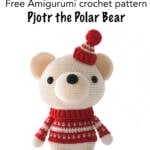 1 free polar bear amigurumi crochet pattern