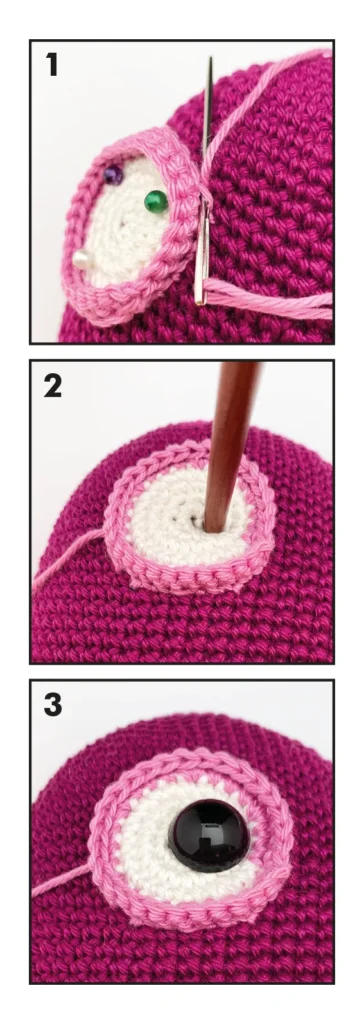 attach safety eye owl