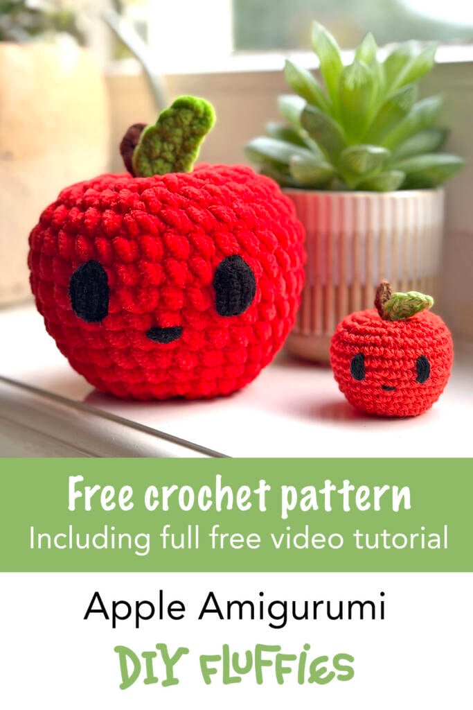 1 free apple crochet pattern