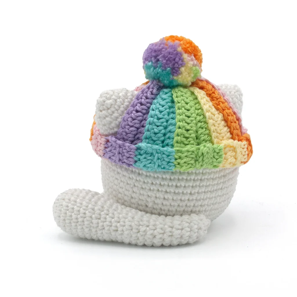 rainbow cat crochet
