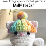 free molly the cat Amigurumi crochet pattern