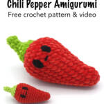 free pepper crochet pattern pin