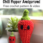 free pepper crochet pattern pin