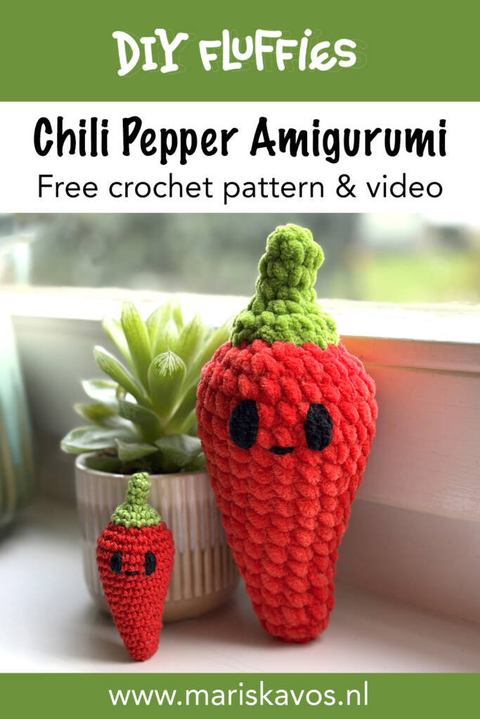 free pepper crochet pattern pin