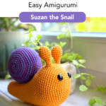 2 snail crochet pattern pinterest