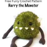 1 free harry the monster crochet pattern