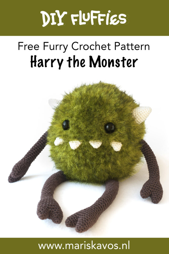 1 free harry the monster crochet pattern