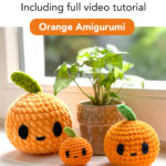 14 free orange amigurumi pattern