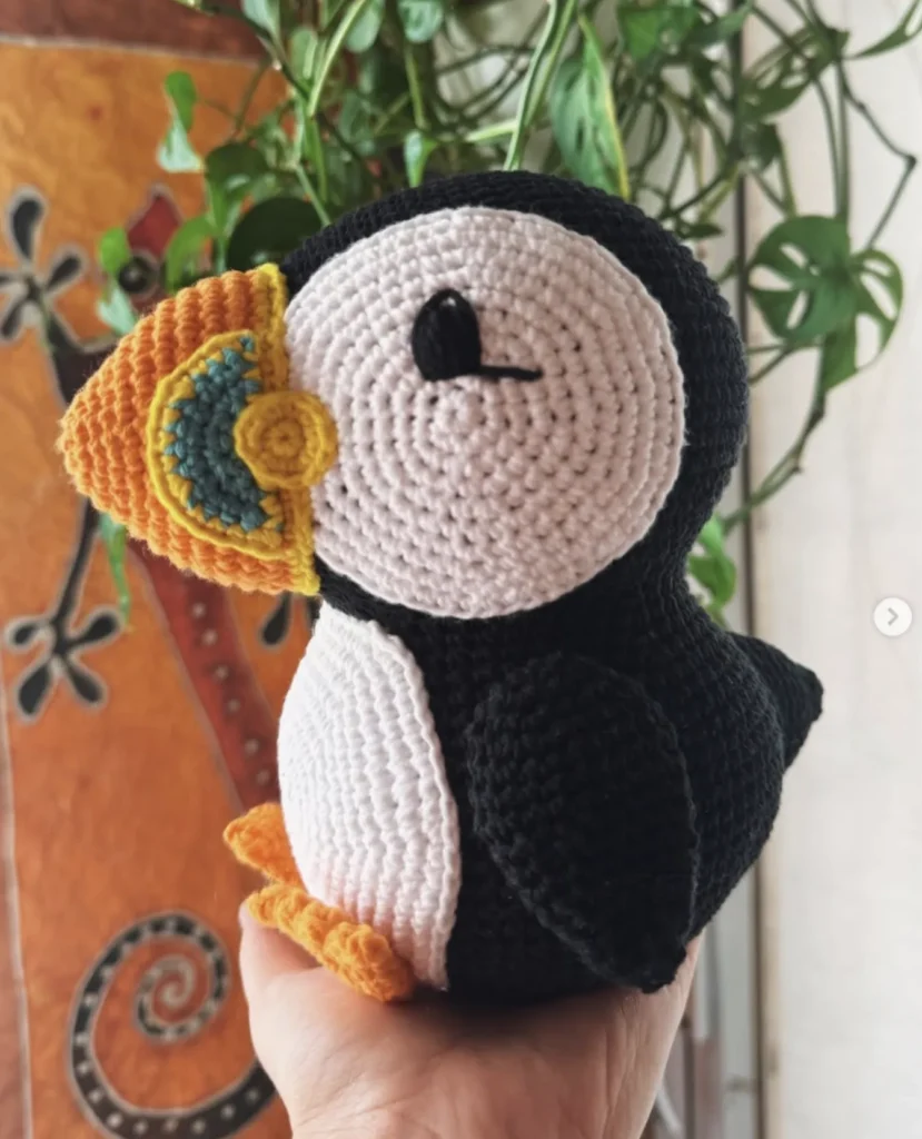 puffin milesandcrochet