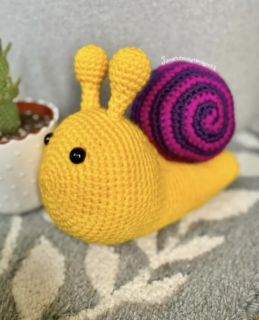 snail simon.crochet.projects