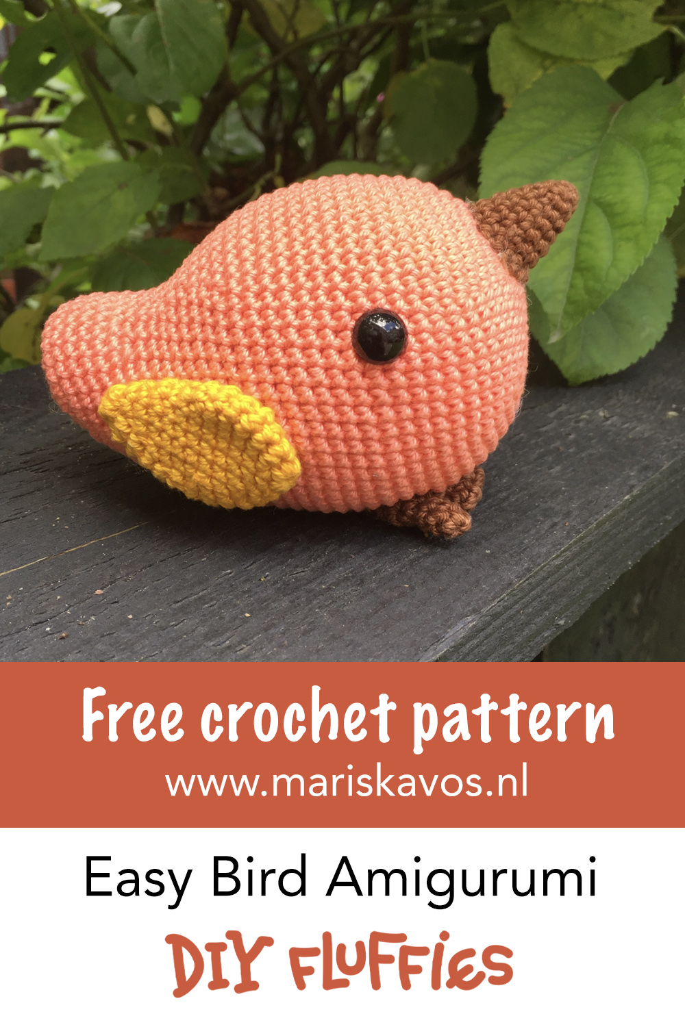 Free Bird Crochet Pattern – Easy Amigurumi Bird for Beginners