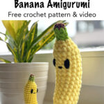 13 banana crochet pattern pin
