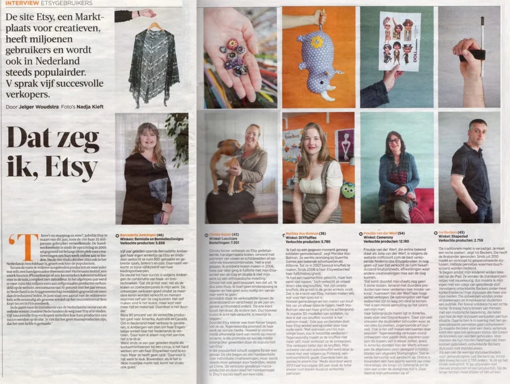 Volkskrant interview etsyusers
