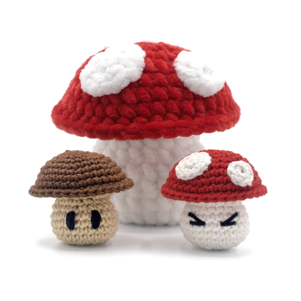 free mushroom crochet pattern