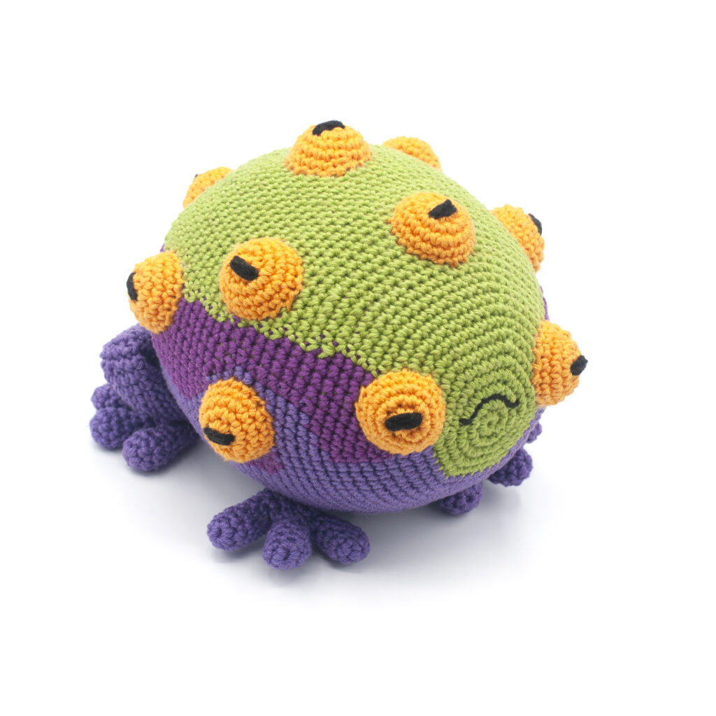 Yabbis the toad crochet pattern