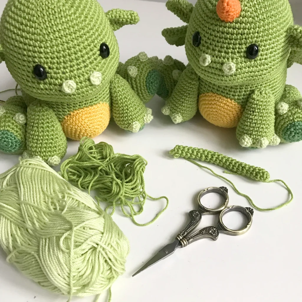 easy dragon crochet toys