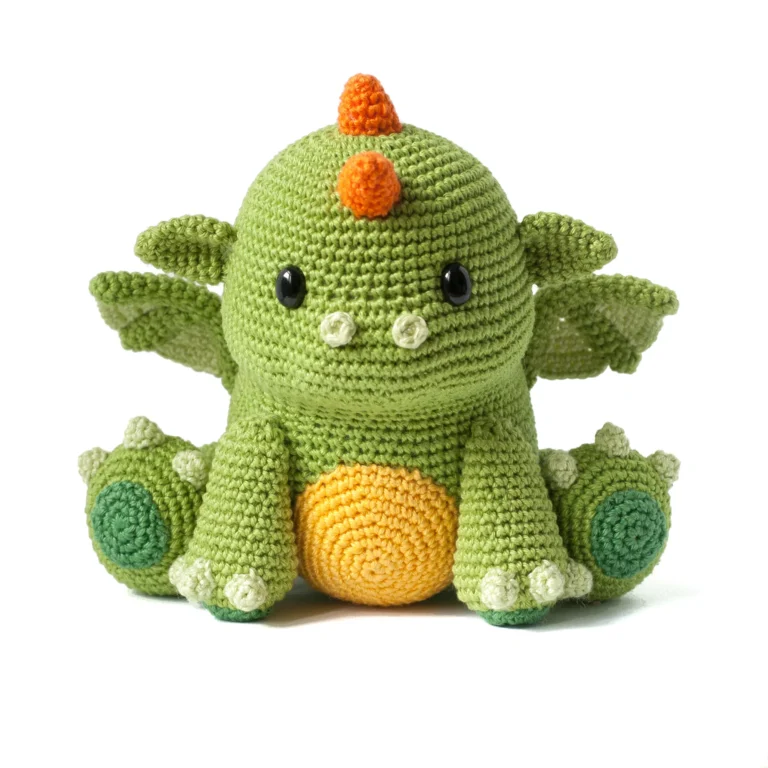 free baby dragon crochet pattern