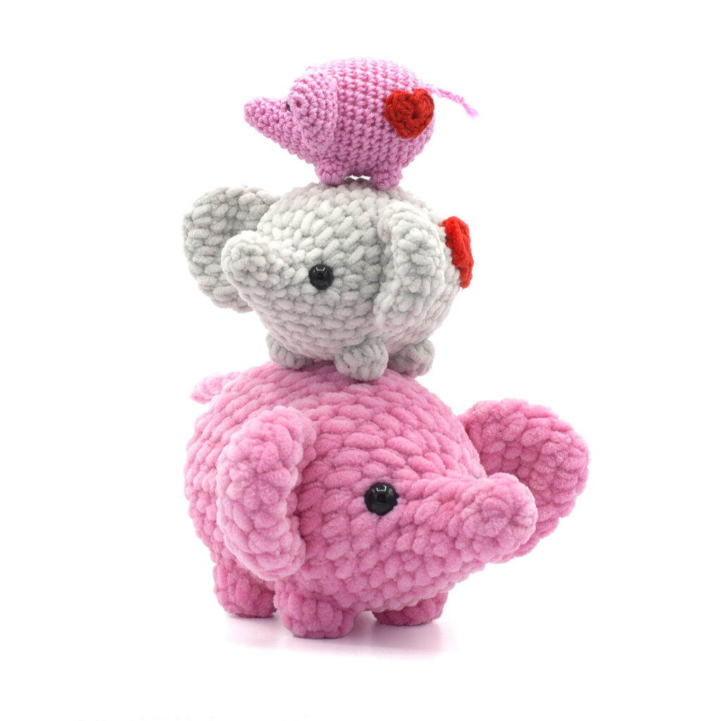 free elephant crochet pattern